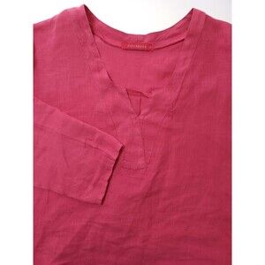 Cut Loose Top USA Large Beachy Resort Natural Fiber Airy Lagenlook Oversized